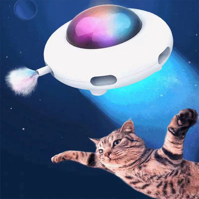 KrazyDisk - UFO Interactive Cat Toy
