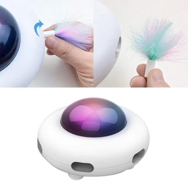 KrazyDisk - UFO Interactive Cat Toy